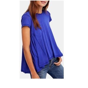 Free People Yours High Low tee